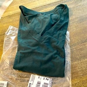 NWT Madewell Whisper Cotton V-neck Tee